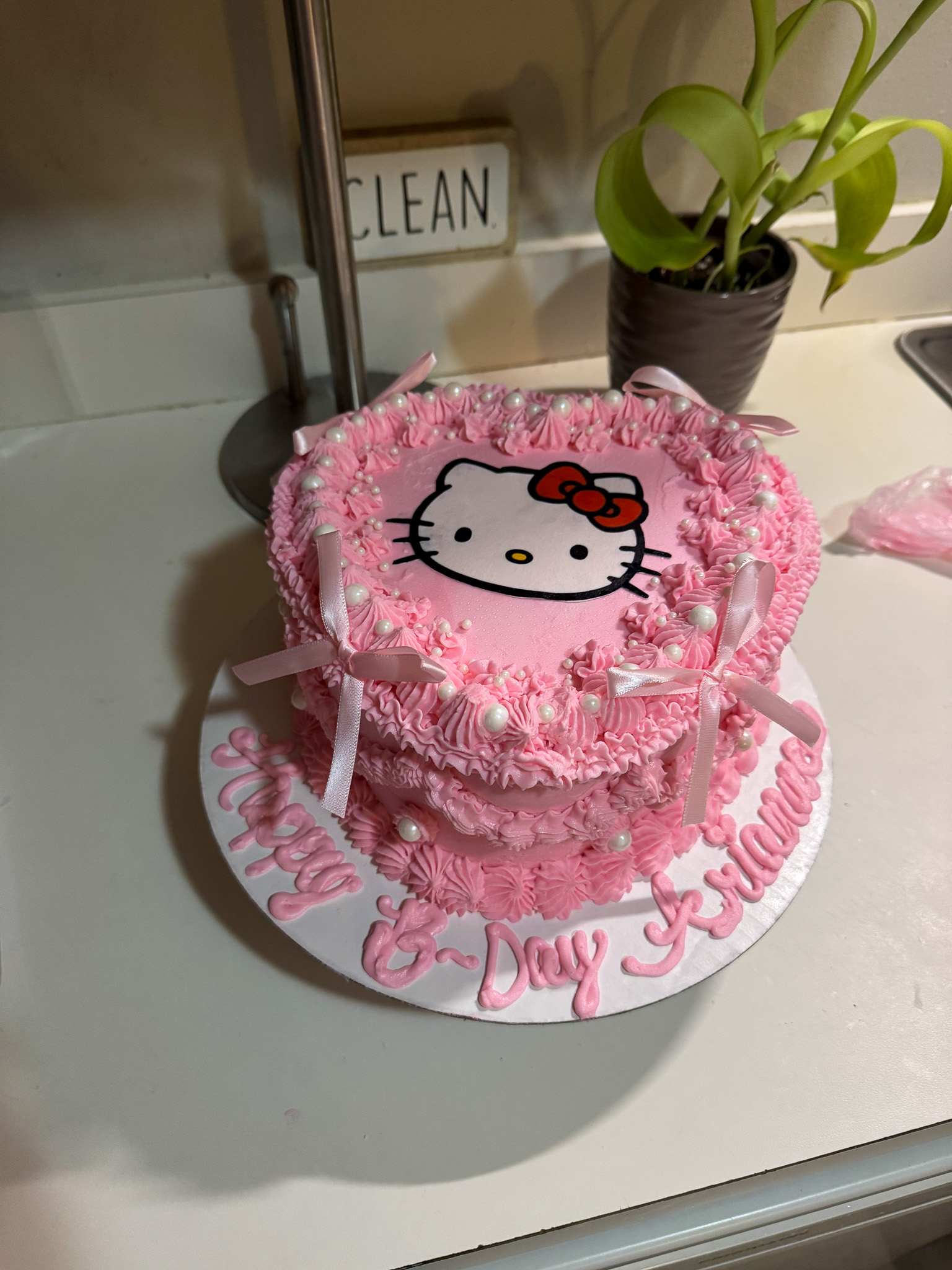 Custom birthday cake